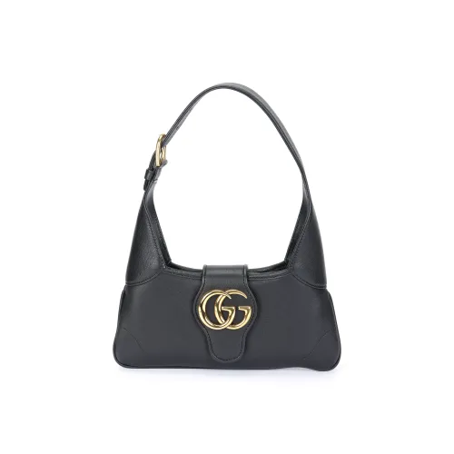 GUCCI Aphrodite Кожа Плечевая Сумка Маленькая Сумка Сумка через плечо Женская Черная