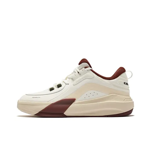 Erke Dominator 3,0 Амортизация Износостойкий MID Топ Скейтборд Кроссовки Мужские Микрокристаллический Белый Теплый Лен