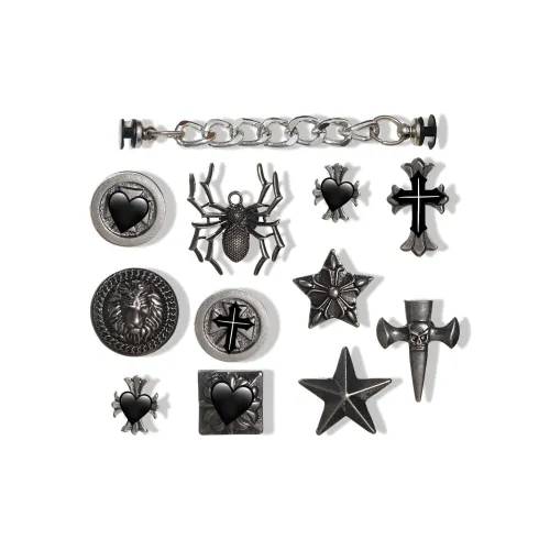 Fortune Horse Премиум Металл Барокко Роскошь Кремовый Облако Аксессуары для обуви Унисекс