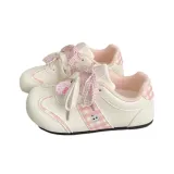 Немецкие армейские кроссовки, бежево-розовые