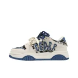 Бежево-синий