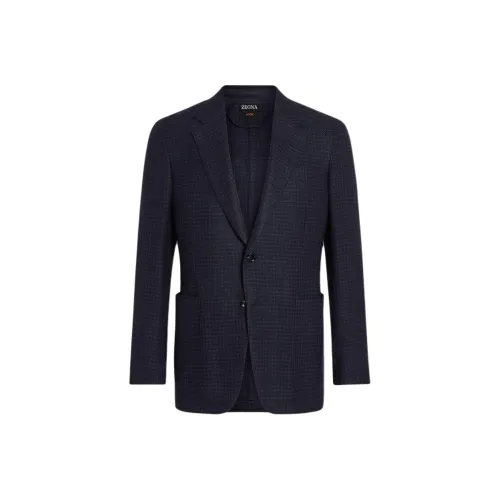 Ermenegildo Zegna Мужские куртки морского синего цвета