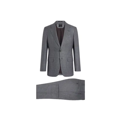 Ermenegildo Zegna Серый Мужской Деловой костюм