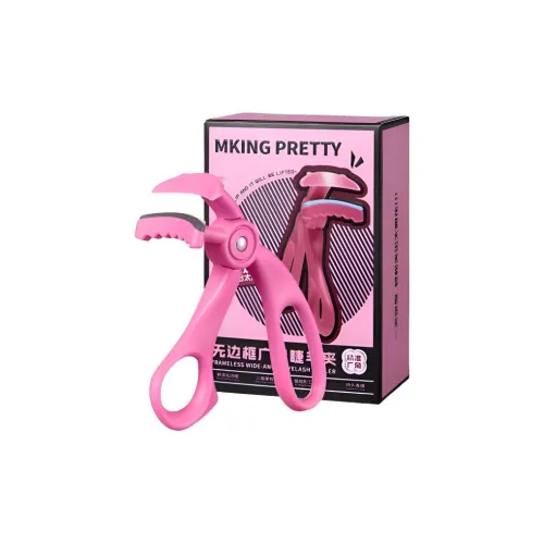 MKING PRETTY Плющалка для ресниц Безграничная Широкоугольная Зубчатая Нижняя заколка Утолщение Формирование Длинное Долговременное