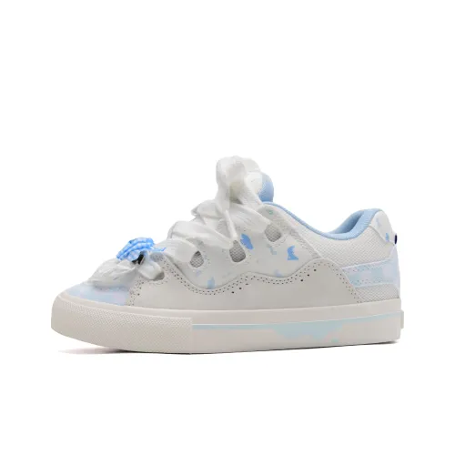 Paddington Медведи Покрытие Устойчивое к истиранию Легкие Низкие Кроссовки для скейтбординга Унисекс Light Синий