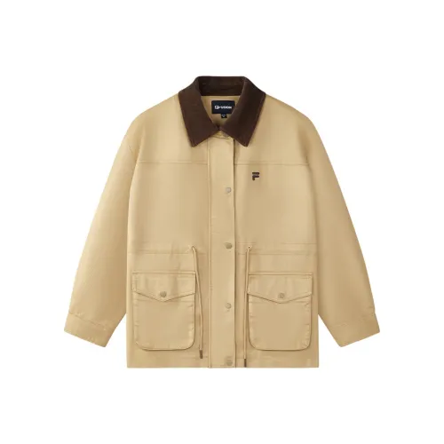 FILA FUSION Куртка Женская Светлый Хаки Желтый LK