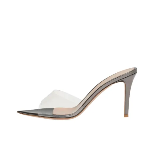 GIANVITO ROSSI ELLE SLIDE Тапочки Серые Женские