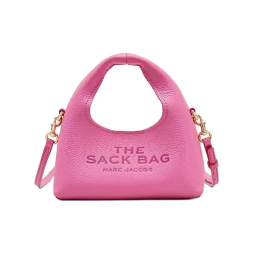 MARC JACOBS GRAIN LEATHER Сумка через плечо Extra Mini Женская с бантом Розовая