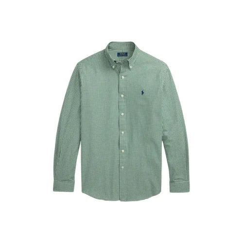 Polo Ralph Lauren Зеленые Мужские Рубашки
