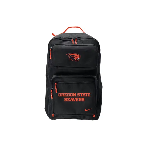 Nike College Полиэстер Рюкзак Мужской Оранжевый Черный