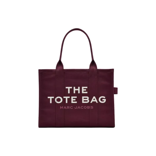 MARC JACOBS Хлопок Холст Сумка-тоут Сумка для покупок Плечевая сумка Большая Женская Темно-сливовый