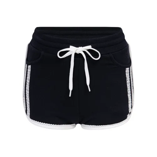 Ariseism Два Тон Кружево Trims Sports Casual Шорты Для Женщин Летние Облегающие крой Верхняя одежда Горячие Штаны Женские