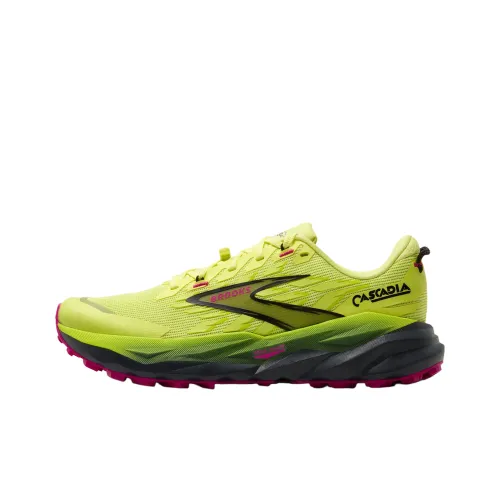 Беги Кроссовки Brooks Cascadia 19 Женские Желто-Красные