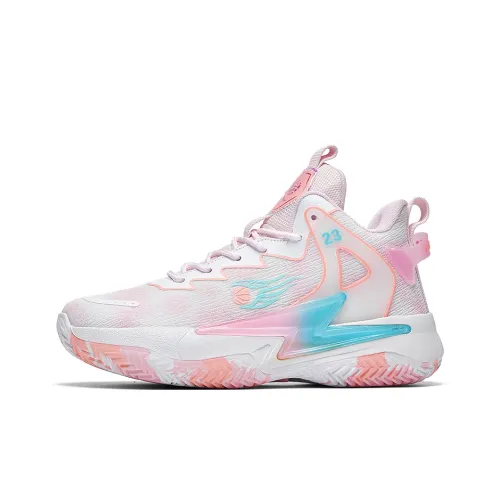 Питер Пэн Slip-resistant Амортизация Устойчивость к истиранию Отскок Высокий Топ Детские Баскетбольные Кроссовки Подростки