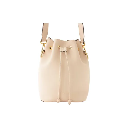 FENDI Mon Tresor Телячья кожа Ведрообразная сумка Сумка через плечо Маленькая Женская Белая