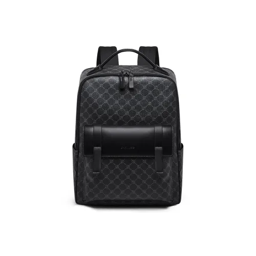 Safiya Рюкзак из синтетической кожи стандартный мужской черный