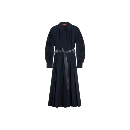 MaxMara Длинное платье с длинными рукавами женское