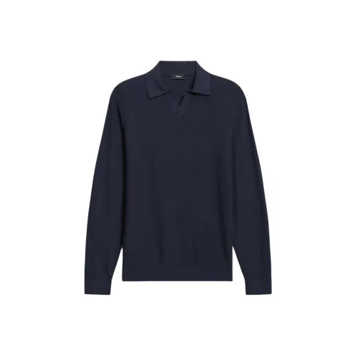 THEORY Морской Синий Мужская Поло