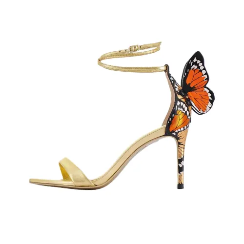 SOPHIA WEBSTER Chiara One Strap Sandals 8,5cm Women's Gold