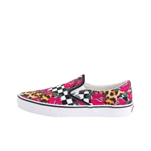 Vans CLASSIC Slip-On Скейтборд Кроссовки Унисекс Красный Коричневый