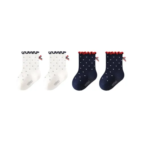YeeHoO Polka Dot Pie Kids Socks