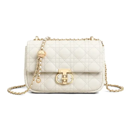 Crtnzo Kroez Синтетическая кожа Маленькая квадратная сумка Сумка через плечо Стандартная Женская Белая