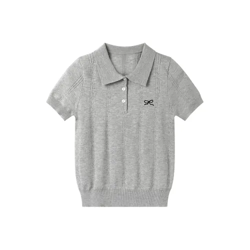 Xuzi studio Серый Женский Поло