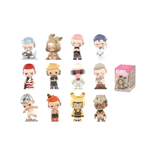 POP MART Kubo Sunset City Коллекция Фигурка Слепые коробки Один Mystery Коробка Целая коробка 12 шт
