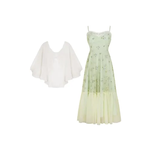 Платье-камзол + кардиган, женские комплекты с юбкой