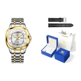 Стальной ремешок, белый циферблат [Коробка, ограниченная серия]