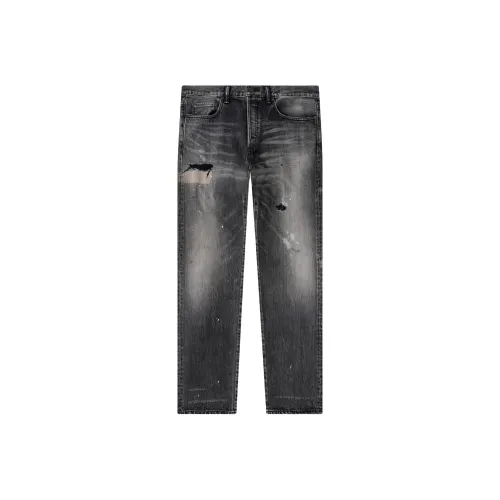 John Elliott Мужские Черные Джинсы