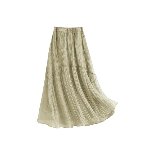 IHIMI Повседневный Длинный Юбка Женские