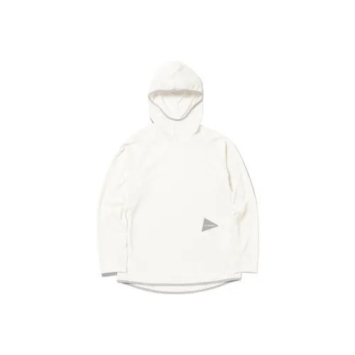 And wander Collaboration Ecru Unisex Трикотаж