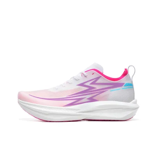 Dynamic Power Нижняя юбка Резистентная Устойчивая к истиранию Дышащий Низкий Топ Карбоновая Плита Беговые кроссовки Унисекс Мечтательный Розовый