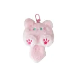 Розовый котенок подвеска