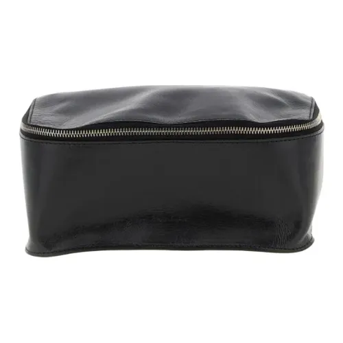 RICK OWENS совместный бренд RO Телячья кожа Туалетная сумка Обычная Мужская Черная