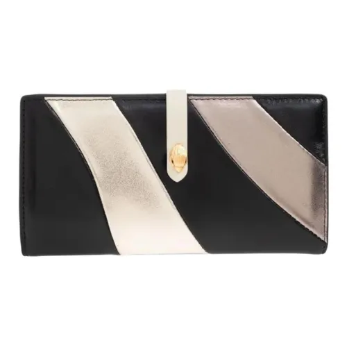 Kurt Geiger London Кожа Кошелек Женские Черный Золото Серебряный