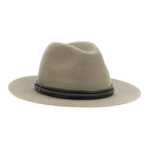 BRUNELLO CUCINELLI Felt Cylinders Women's Gray BRUNELLO CUCINELLI Фетр Цилиндры Женские Серый