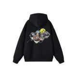 Черный - Спина - Числа - Бильярд - Передняя часть - Бильярд - Письмо