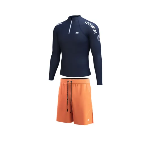 TOSWIM Купальник Мужской Темно-синий с Буквой