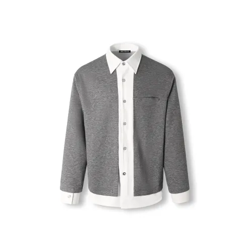 ACE VESTITI Серый Унисекс Рубашки