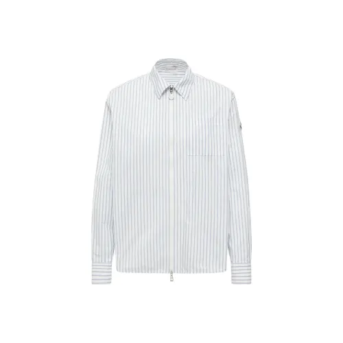 MONCLER Белый Синий Женская Рубашка