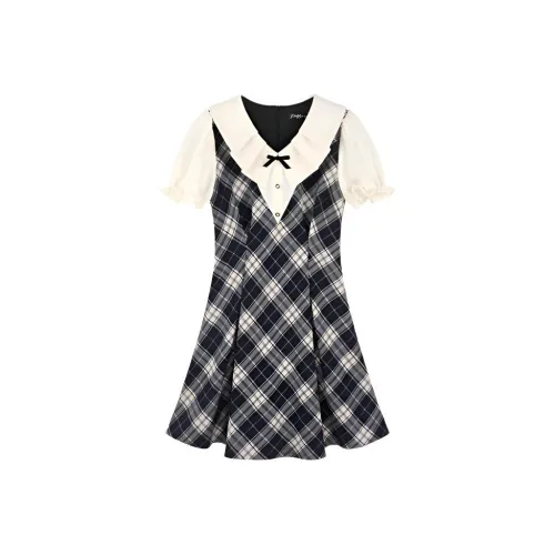 XIAOLIZI Черное Женское Платье без Рукавов