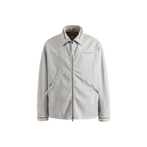 HYLHYL Светло-серый унисекс куртки