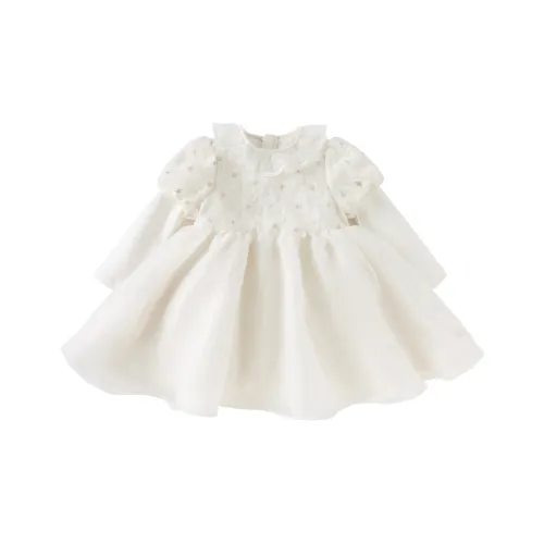 DAVE&BELLA Экрю Платья для дошкольников
