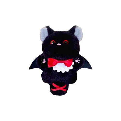 PUDOWRABBIT Мультяшный Черный Белый Двойной Кошки Плюшевый Брелок 14 см Рекомендуемая Высота