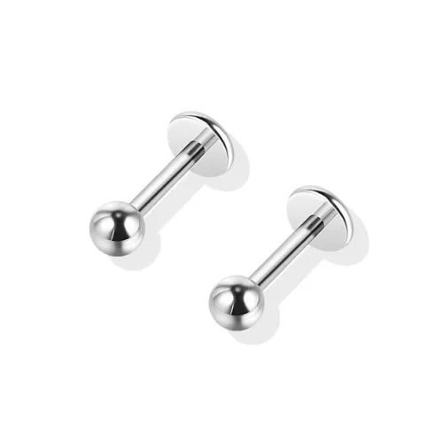 LELC Титан Серьги-гвоздики Женские