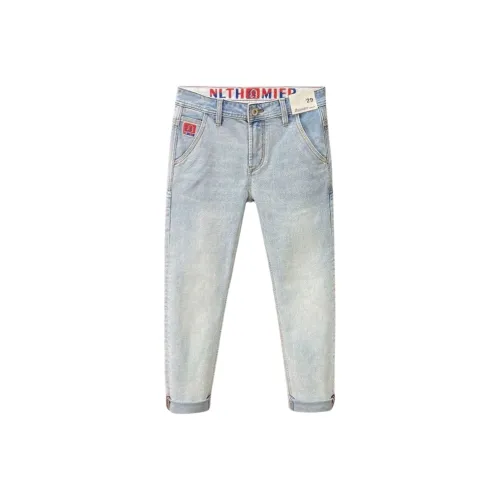 CAT'S PAW Синий Унисекс Джинсы