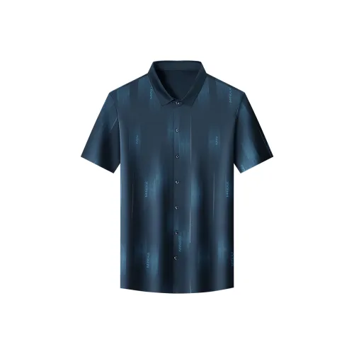 BAISHENGHU Рубашка с коротким рукавом мужская