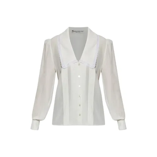 Alessandra Rich Белые Женские Рубашки